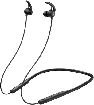 Гарнитура вкладыши Edifier W280NB 0.5м черный беспроводные bluetooth в ушной раковине от магазина РЭССИ