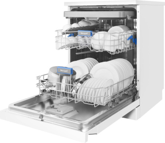 Посудомоечная машина Weissgauff DW 6039 Touch Dual Wash белый/черный (полноразмерная) от магазина РЭССИ