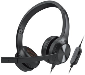 Наушники с микрофоном Creative CHAT черный 2.1м накладные оголовье (51EF0970AA000) от магазина РЭССИ