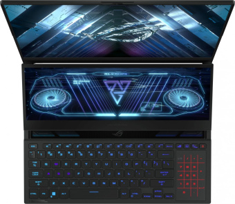 Ноутбук Asus ROG Zephyrus Duo GX650PY-NM083W Ryzen 9 7945HX 32Gb SSD2Tb NVIDIA GeForce RTX4090 16Gb 16" IPS WQXGA (2560x1600) Windows 11 Home black WiFi BT (90NR0BI1-M004V0) от магазина РЭССИ