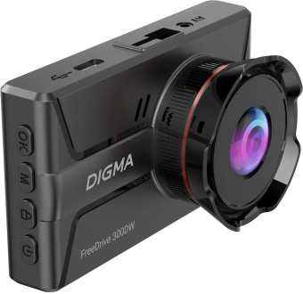 Видеорегистратор Digma FreeDrive 300DW черный 2Mpix 1440x2560 1440p 130гр. от магазина РЭССИ
