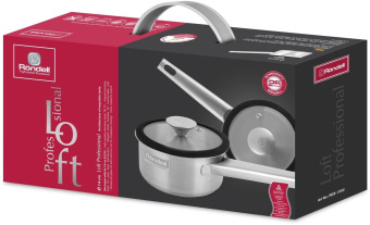 Ковш Rondell Loft Professional RDS-1502 0.9л. d=14см (с крышкой) стальной от магазина РЭССИ