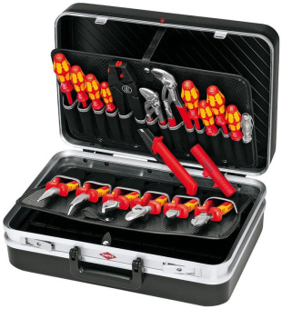 Набор инструментов Knipex KN-002120 20 предметов диэлектр.покр. (жесткий кейс) от магазина РЭССИ