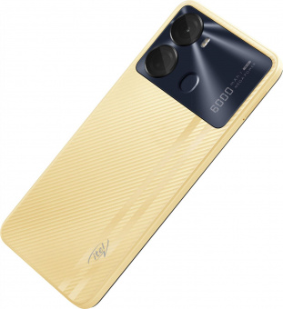 Смартфон Itel P40 128Gb 4Gb золотистый моноблок 3G 4G 2Sim 6.6" 720x1612 Android 12 Go 13Mpix 802.11 b/g/n NFC GPS GSM900/1800 GSM1900 microSD max128Gb от магазина РЭССИ