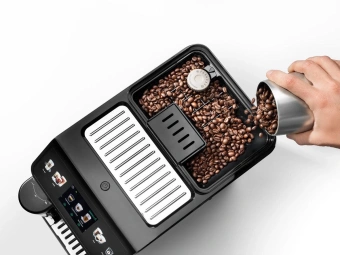 Кофемашина Delonghi Eletta Explore ECAM450.55.G 1450Вт серебристый/черный от магазина РЭССИ