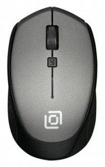 Мышь Оклик 488MW черный/серый оптическая (1600dpi) беспроводная USB для ноутбука (4but) от магазина РЭССИ