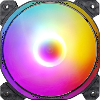 Вентилятор Formula Cosmic 12BK FR RGB 120x120x25mm черный 3-pin 4-pin (Molex)22.3dB Ret от магазина РЭССИ