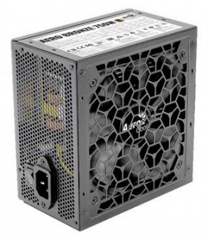 Блок питания Aerocool ATX 750W AERO BRONZE 80+ bronze 24+2x(4+4) pin APFC 120mm fan 6xSATA RTL от магазина РЭССИ