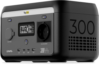 Электростанция портативная TopON Home TOP-H300 64000mAh 1.5A QC3.0/PD3.0 4xUSB черный/серый (103760) от магазина РЭССИ