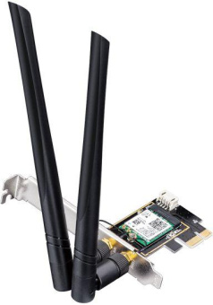 Сетевой адаптер Wi-Fi + Bluetooth Cudy WE3000 АХ5400 PCI Express (ант.внеш.съем) 2ант. от магазина РЭССИ