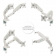Картинка Кронштейн для мониторов Onkron G160W белый 13"-32" макс.16кг настольный поворот и наклон верт.перемещ. от магазина РЭССИ Кронштейн для мониторов Onkron G160W белый 13"-32" макс.16кг настольный поворот и наклон верт.перемещ. от магазина РЭССИ
