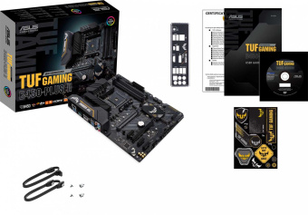 Материнская плата Asus TUF GAMING B450-PLUS II Soc-AM4 AMD B450 4xDDR4 ATX AC`97 8ch(7.1) GbLAN RAID+HDMI+DP от магазина РЭССИ