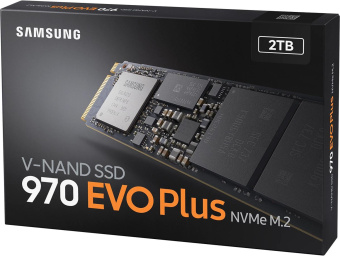 Накопитель SSD Samsung PCIe 3.0 x4 2TB MZ-V7S2T0B/AM 970 EVO Plus M.2 2280 от магазина РЭССИ