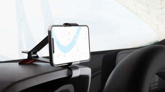 Держатель Uzay черный для смартфонов (UZ-DB-CC01-BK) от магазина РЭССИ