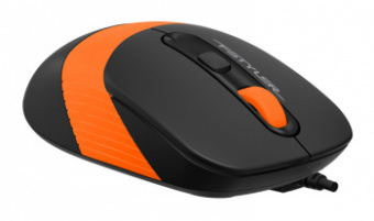 Мышь A4Tech Fstyler FM10 черный/оранжевый оптическая (1600dpi) USB (4but) от магазина РЭССИ