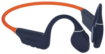 Гарнитура накладные Creative Outlier Free Plus оранжевый/синий беспроводные bluetooth шейный обод (51EF1081AA002) от магазина РЭССИ