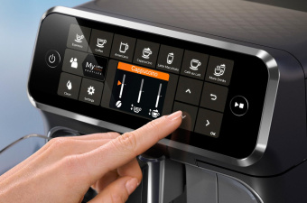 Кофемашина Philips EP4346/70 1500Вт черный/серебристый от магазина РЭССИ