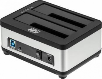 Док-станция для HDD AgeStar 3UBT8 SATA III USB3.0 пластик/алюминий серебристый 2 от магазина РЭССИ