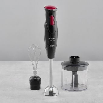 Блендер погружной Scarlett SC-HB42F97 900Вт черный от магазина РЭССИ