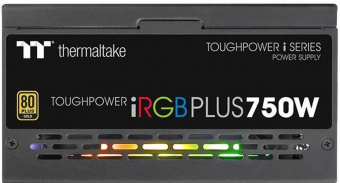 Блок питания Thermaltake ATX 750W Toughpower iRGB Plus 80+ gold (20+4pin) APFC 140mm fan color LED 9xSATA Cab Manag RTL от магазина РЭССИ
