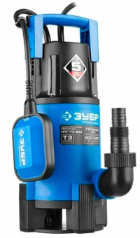 Насос дренажный Зубр НПГ-Т3-900 900Вт 14400л/час от магазина РЭССИ