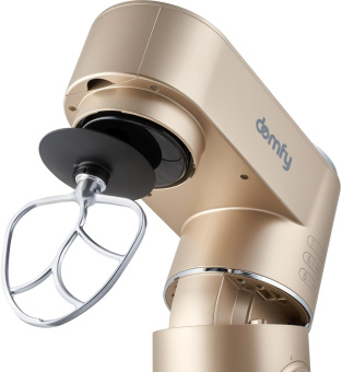 Миксер планетарный Domfy DSC-KM301 1200Вт золотистый от магазина РЭССИ