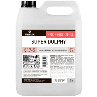 Средство для ежедневной чистки сантехники Pro-Brite SUPER DOLPHY 5 л 017-5 от магазина РЭССИ