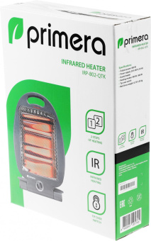 Обогреватель кварцевый Primera IRP-802-QTK 800Вт серый от магазина РЭССИ