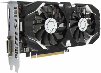 Видеокарта MSI PCI-E GTX 1050 Ti 4GT OCV1 NVIDIA GeForce GTX 1050TI 4096Mb 128 GDDR5 1341/7008 DVIx1 HDMIx1 DPx1 HDCP Ret от магазина РЭССИ