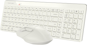 Клавиатура + мышь A4Tech Fstyler FG2400 Air клав:бежевый мышь:бежевый USB беспроводная slim (FG2400 AIR BEIGE) от магазина РЭССИ