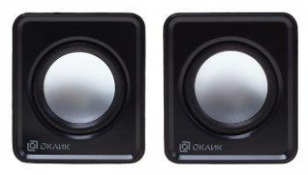 Колонки Оклик OK-331 2.0 черный 6Вт от магазина РЭССИ