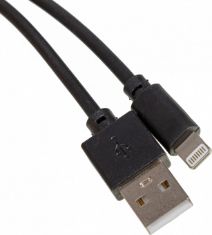 Кабель USB (m)-Lightning (m) 3м черный от магазина РЭССИ