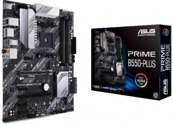 Материнская плата Asus PRIME B550-PLUS Soc-AM4 AMD B550 4xDDR4 ATX AC`97 8ch(7.1) GbLAN RAID+HDMI+DP от магазина РЭССИ