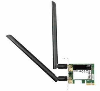 Сетевой адаптер WiFi D-Link DWA-582 (OEM) DWA-582 PCI Express (ант.внеш.съем) 2ант. от магазина РЭССИ