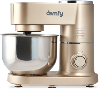 Миксер планетарный Domfy DSC-KM301 1200Вт золотистый от магазина РЭССИ