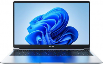 Ноутбук Tecno MegaBook T1 Ryzen 5 5560U 16Gb SSD512Gb AMD Radeon 15.6" IPS FHD (1920x1080) Windows 11 Home 64 silver WiFi BT Cam 6060mAh (71003300137) от магазина РЭССИ