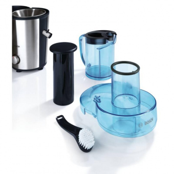 Соковыжималка центробежная Bosch MES3500 700Вт рез.сок.:1250мл. серебристый/синий от магазина РЭССИ