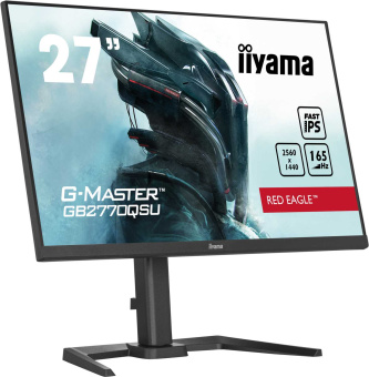 Монитор Iiyama 27" G-Master GB2770QSU-B5 черный IPS LED 0.5ms 16:9 HDMI M/M матовая HAS Piv 1000:1 400cd 178гр/178гр 2560x1440 165Hz DP 2K USB 5.6кг от магазина РЭССИ