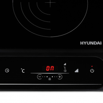 Плита Индукционная Hyundai HYC-0107 черный стеклокерамика (настольная) от магазина РЭССИ