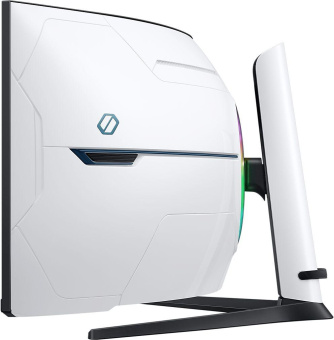 Монитор Samsung 57" Odyssey Neo G9 S57CG952NI черный VA LED 32:9 HDMI полуматовая HAS Piv 420cd 178гр/178гр 7680x2160 240Hz FreeSync Premium Pro DP Dual UHD USB 19кг от магазина РЭССИ