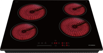 Варочная поверхность Hyundai HHE 6451 BG черный от магазина РЭССИ