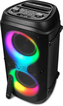 Колонка порт. Sven PS-800 черный 100W 2.0 BT 10м 4400mAh от магазина РЭССИ