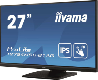 Монитор Iiyama 27" Touch T2754MSC-B1AG черный IPS LED 16:9 HDMI M/M HAS 300cd 178гр/178гр 1920x1080 60Hz VGA FHD USB Touch 6.6кг от магазина РЭССИ
