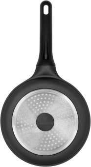 Сковорода блинная Rondell Zeita Neu RDA-1368 круглая 24см покрытие: TriTitan ручка несъемная (без крышки) черный от магазина РЭССИ