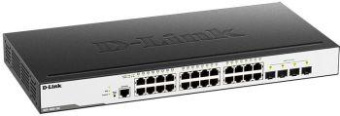 Коммутатор D-Link DGS-3000-28L/B1A 24G 4SFP управляемый от магазина РЭССИ