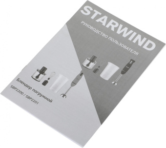 Блендер погружной Starwind SBP2201 850Вт красный/черный от магазина РЭССИ