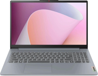 Ноутбук Lenovo IdeaPad Slim 3 15AMN8 Ryzen 5 7520U 8Gb SSD512Gb AMD Radeon 610M 15.6" IPS FHD (1920x1080) Windows 11 Home grey WiFi BT Cam (82XQ00JCRK) от магазина РЭССИ