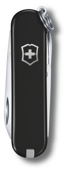 Нож-брелок Victorinox Classic SD Colors Dark Illusion 58 мм 7 функций чёрный 0.6223.3G от магазина РЭССИ