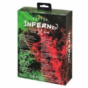 Мышь Оклик 815G INFERNO черный оптическая (2400dpi) USB (6but) от магазина РЭССИ