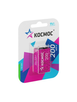 Аккумулятор КОСМОС  6F22 (крона 200 мAh)   (1/6/72) от магазина РЭССИ